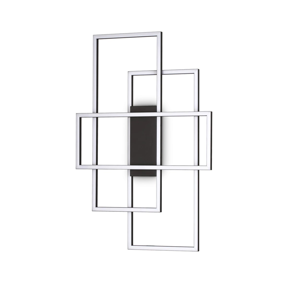 FRAME PL RETTANGOLO NERO 3000K