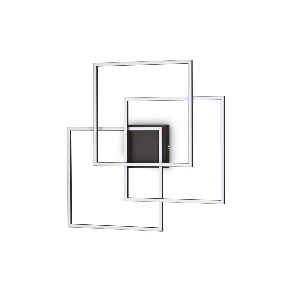 FRAME PL QUADRATO NERO 3000K