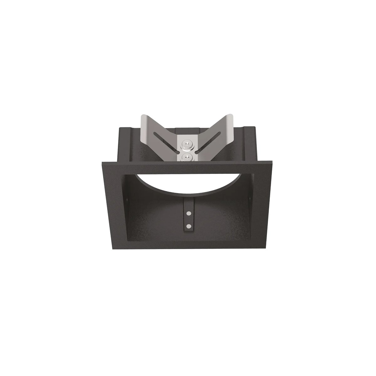 BENTO CORNICE QUADRATA SINGOLA NERO