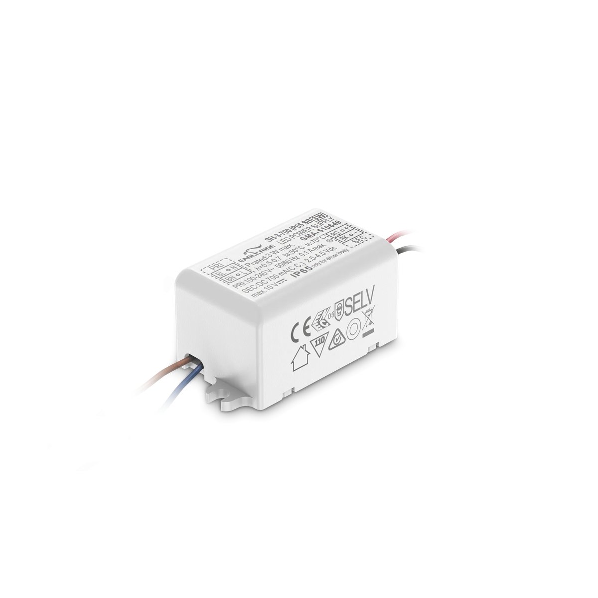 ALIMENTATORE IP65 ON-OFF 3W 700mA