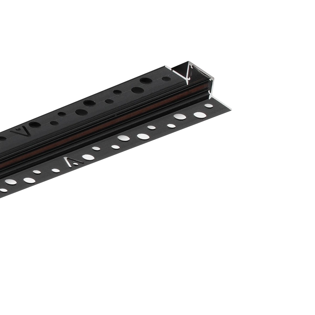 STICK RECESSED BINARIO 1 MT NERO