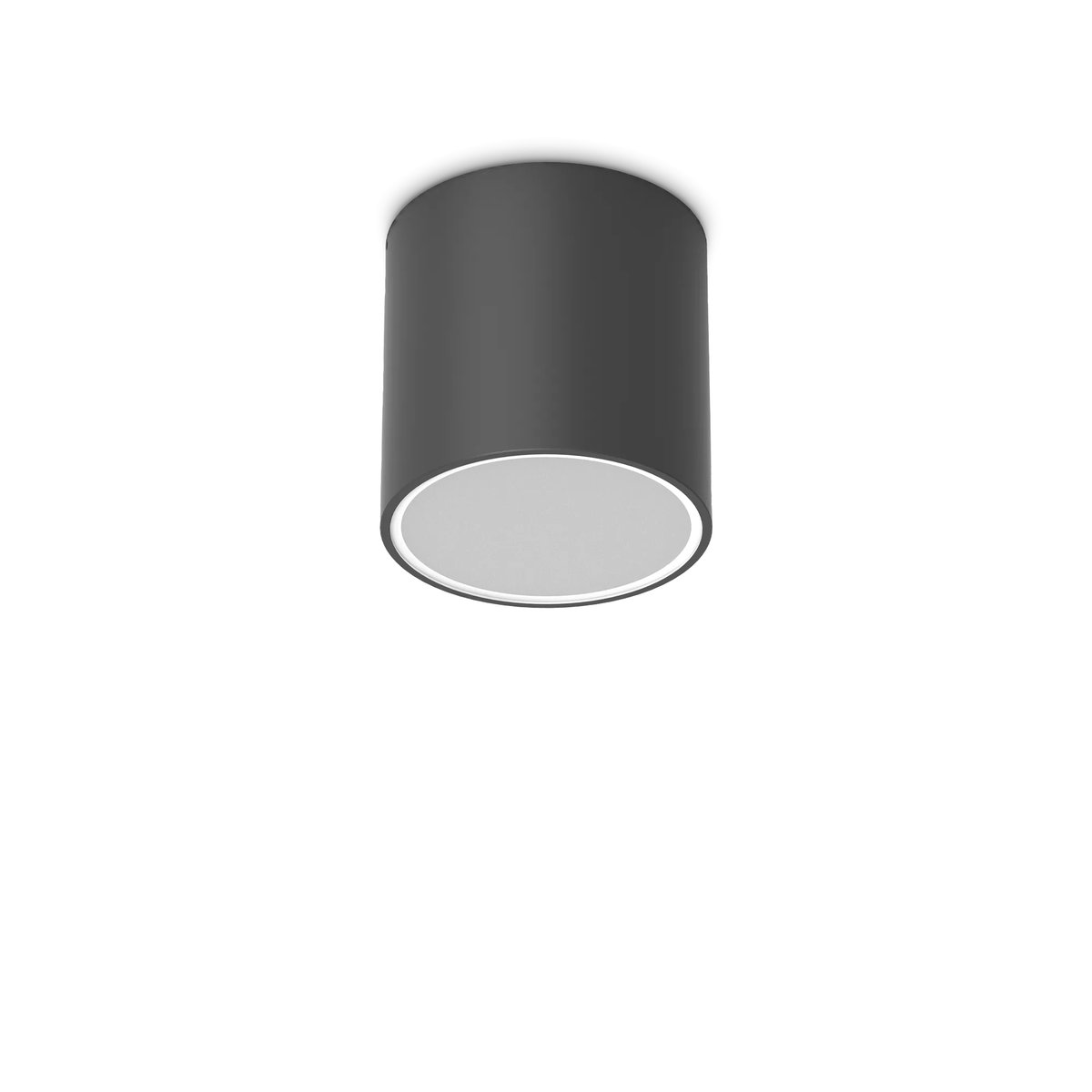 TECHO PL1 D15 ROUND NERO