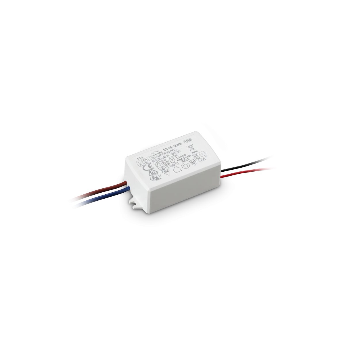 MAPA/POST-IT ALIMENTATORE ON-OFF 18W 12Vdc