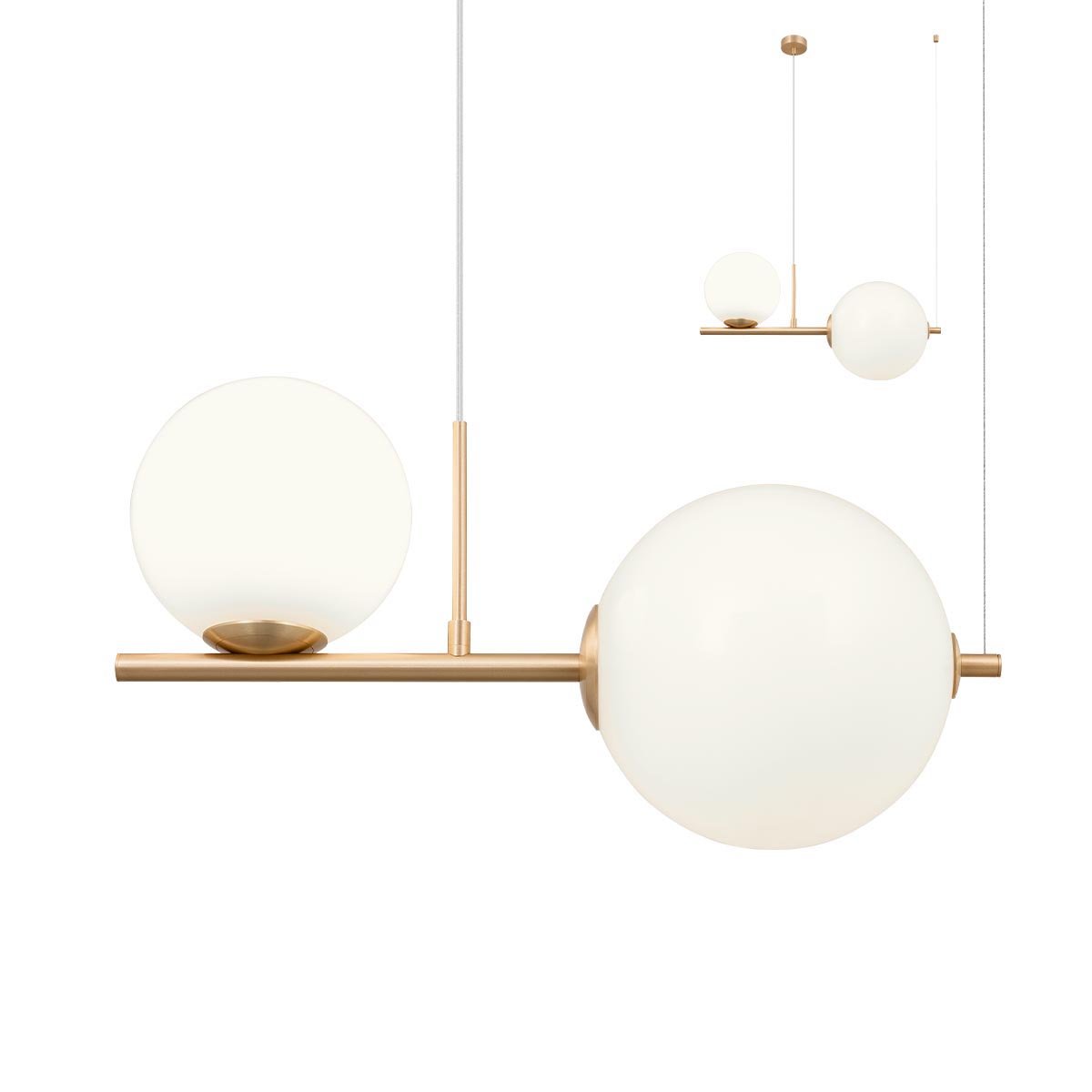TALIS SU 2X42W E27 BRONZE