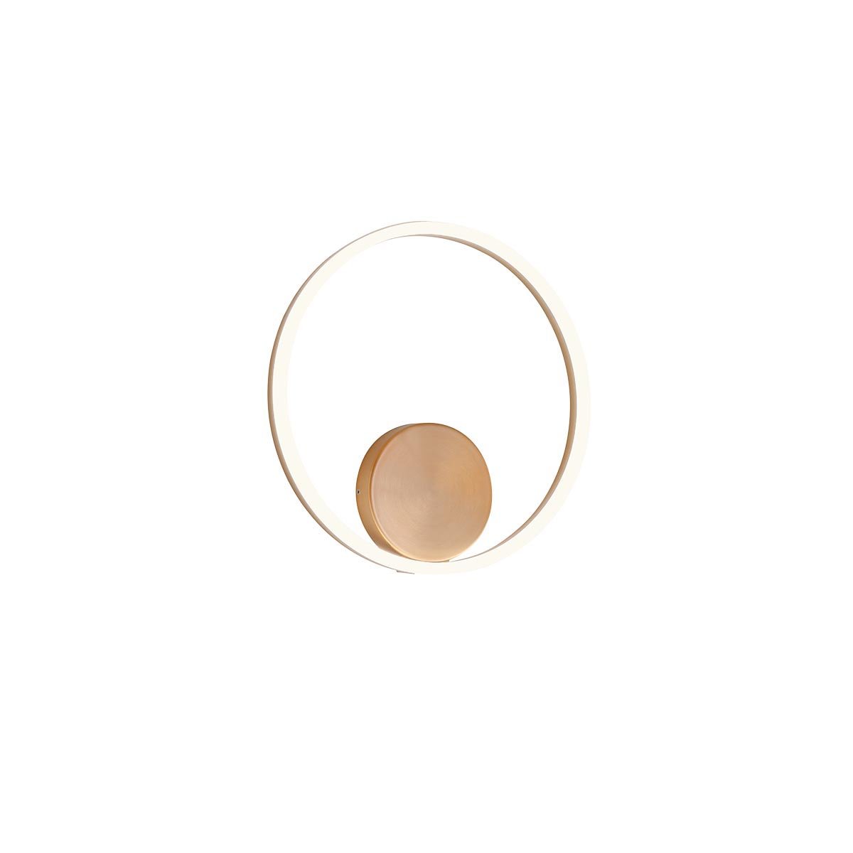 ORBIT AP/PL LED 25W 3000K D400 BRASS -TRIAC