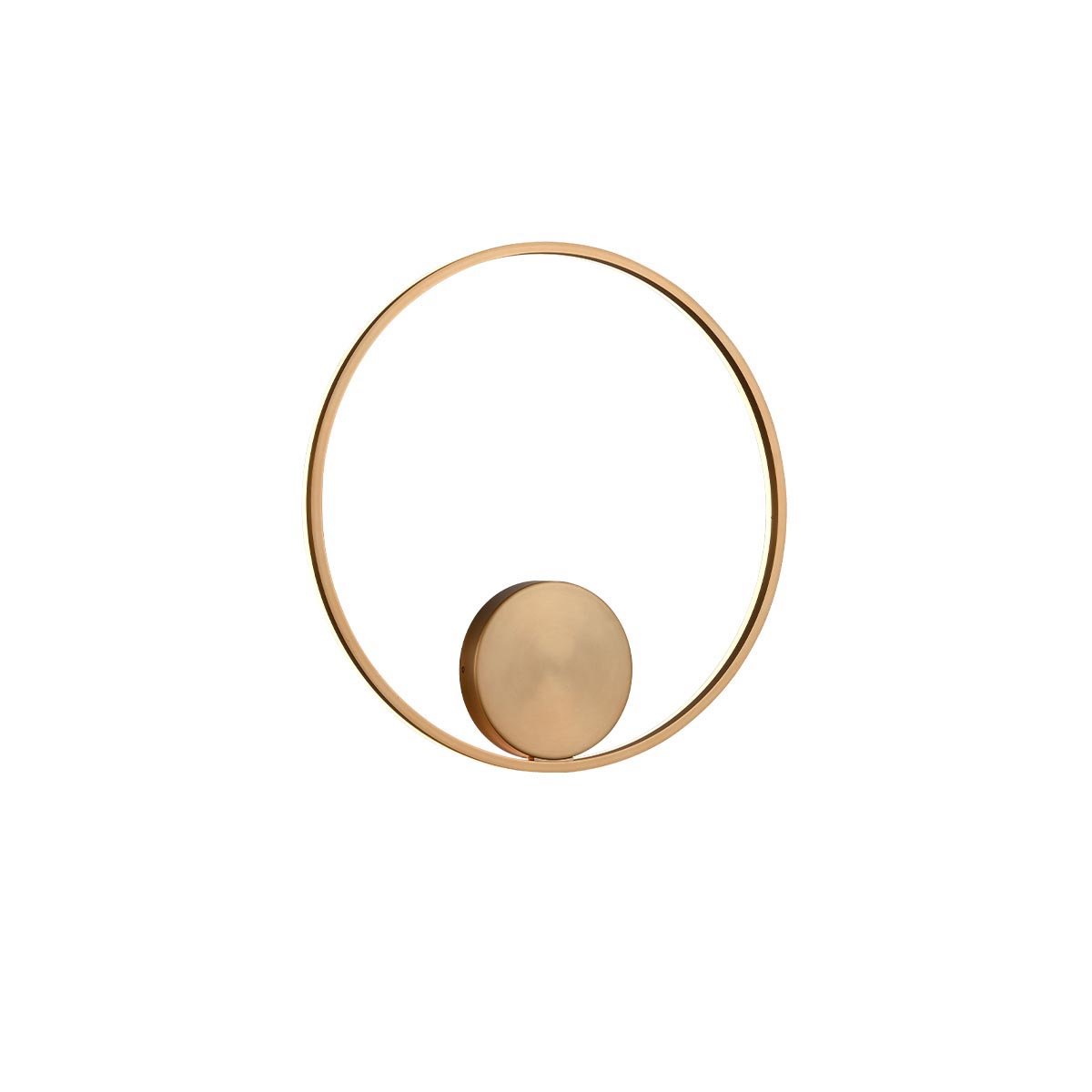 ORBIT AP/PL LED 42W 3000K D600 INDIRECT LIGHT BRASS -DALI