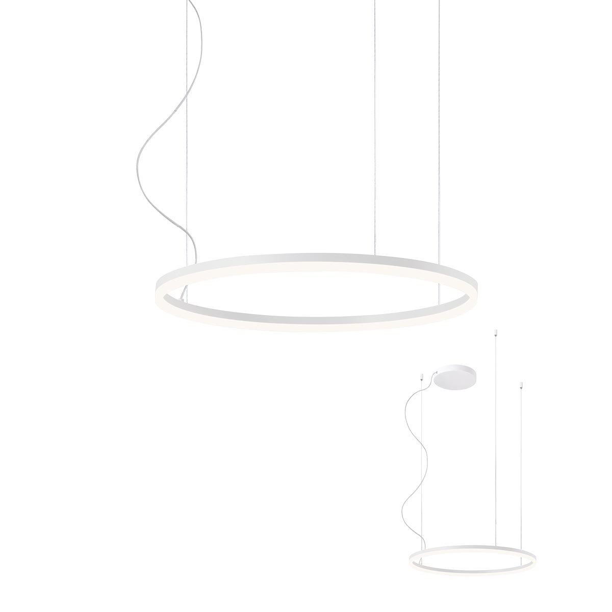 ORBIT SU LED 42W 3000K D600 SAND WHITE -DALI