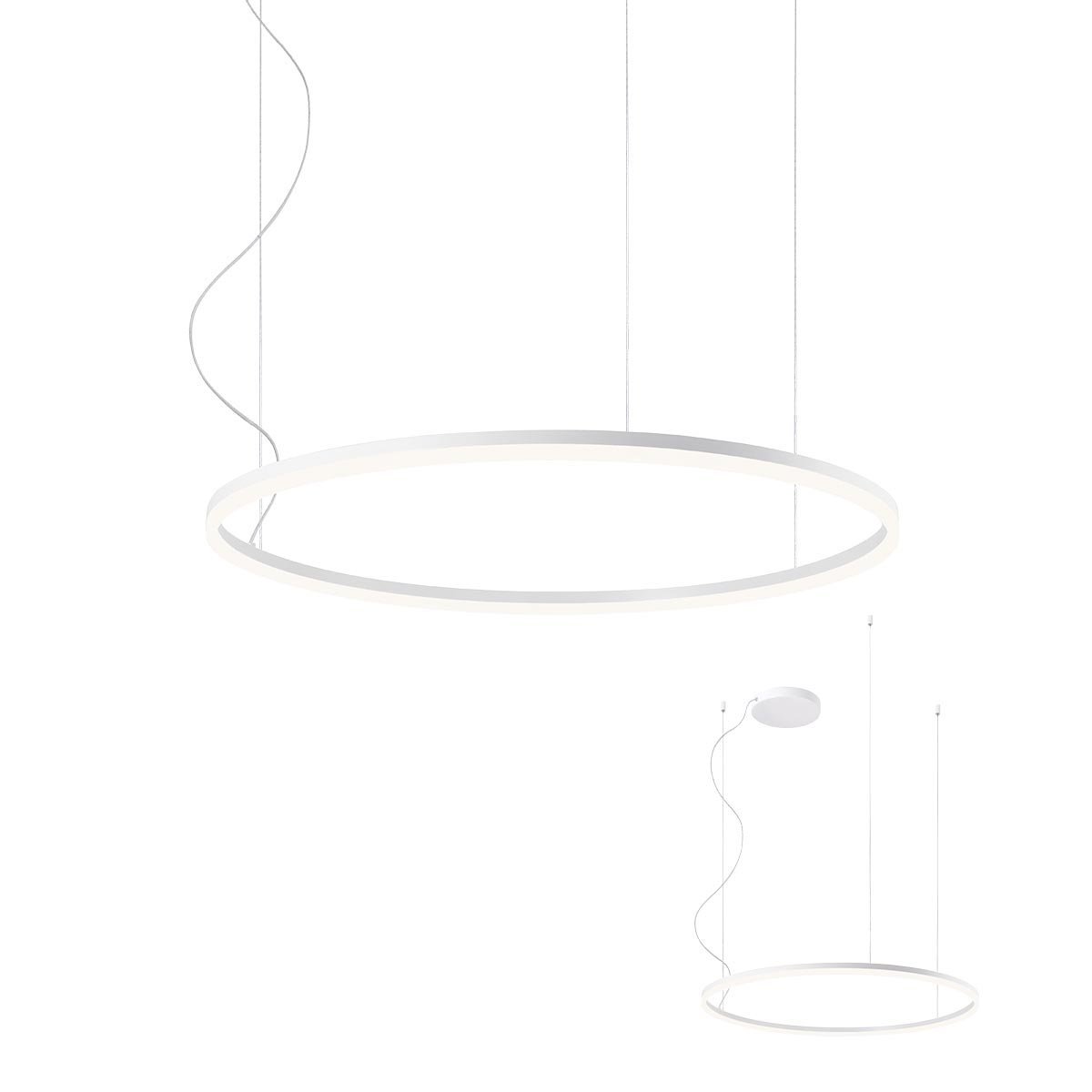 ORBIT SU LED 55W 3000K D800 SAND WHITE-DALI
