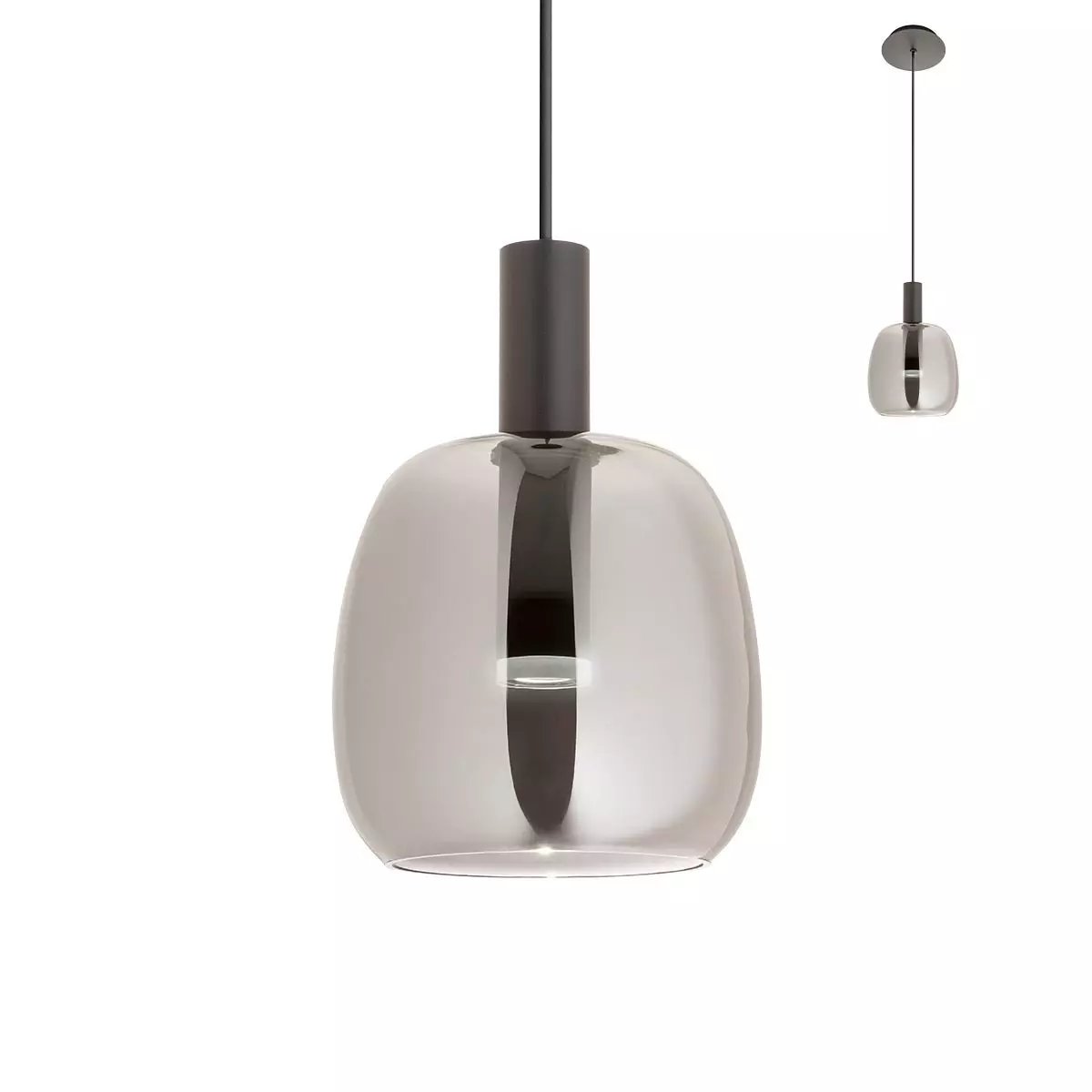 CANDELA SU LED 6.6W 3000K GREY