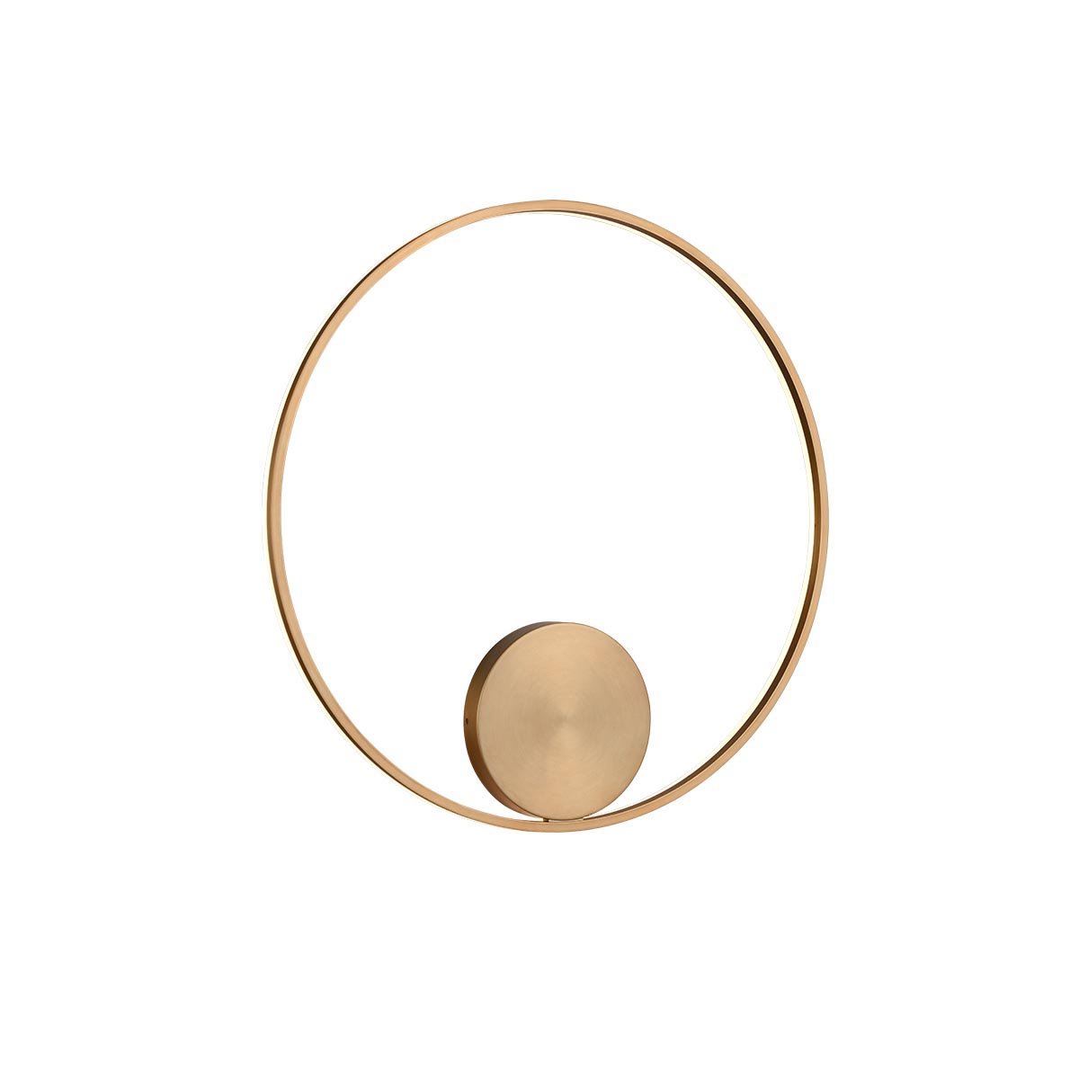 ORBIT AP/PL LED 55W 4000K D800 INDIRECT LIGHT BRASS -DALI