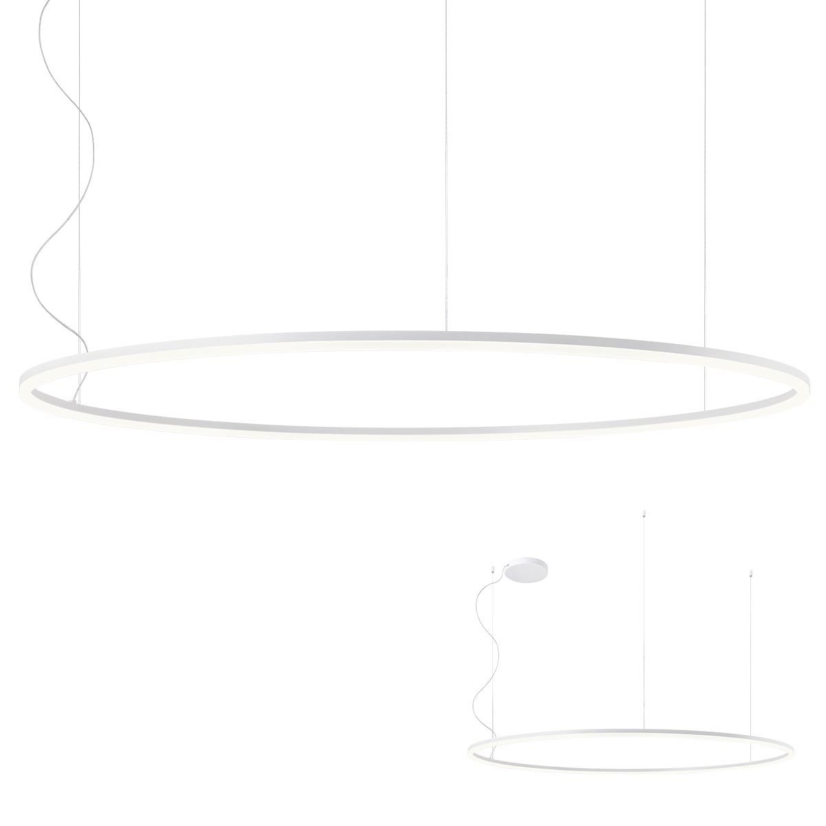 ORBIT SU LED 110W 4000K D1500 SAND WHITE -TRIAC