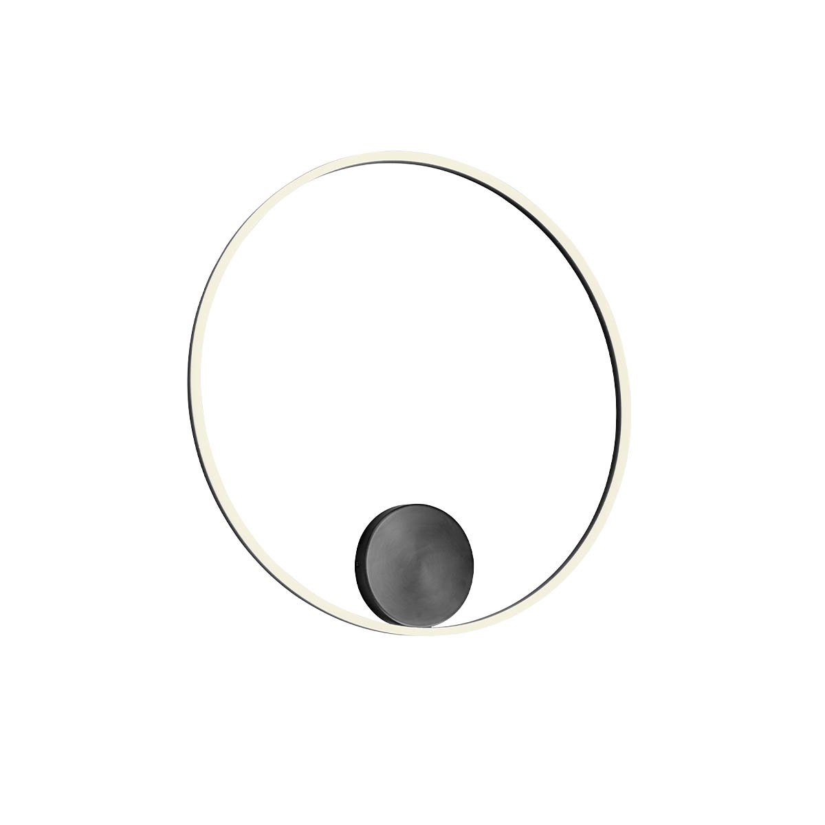 ORBIT AP/PL LED 55W 3000K D800 SAND BLACK -DALI