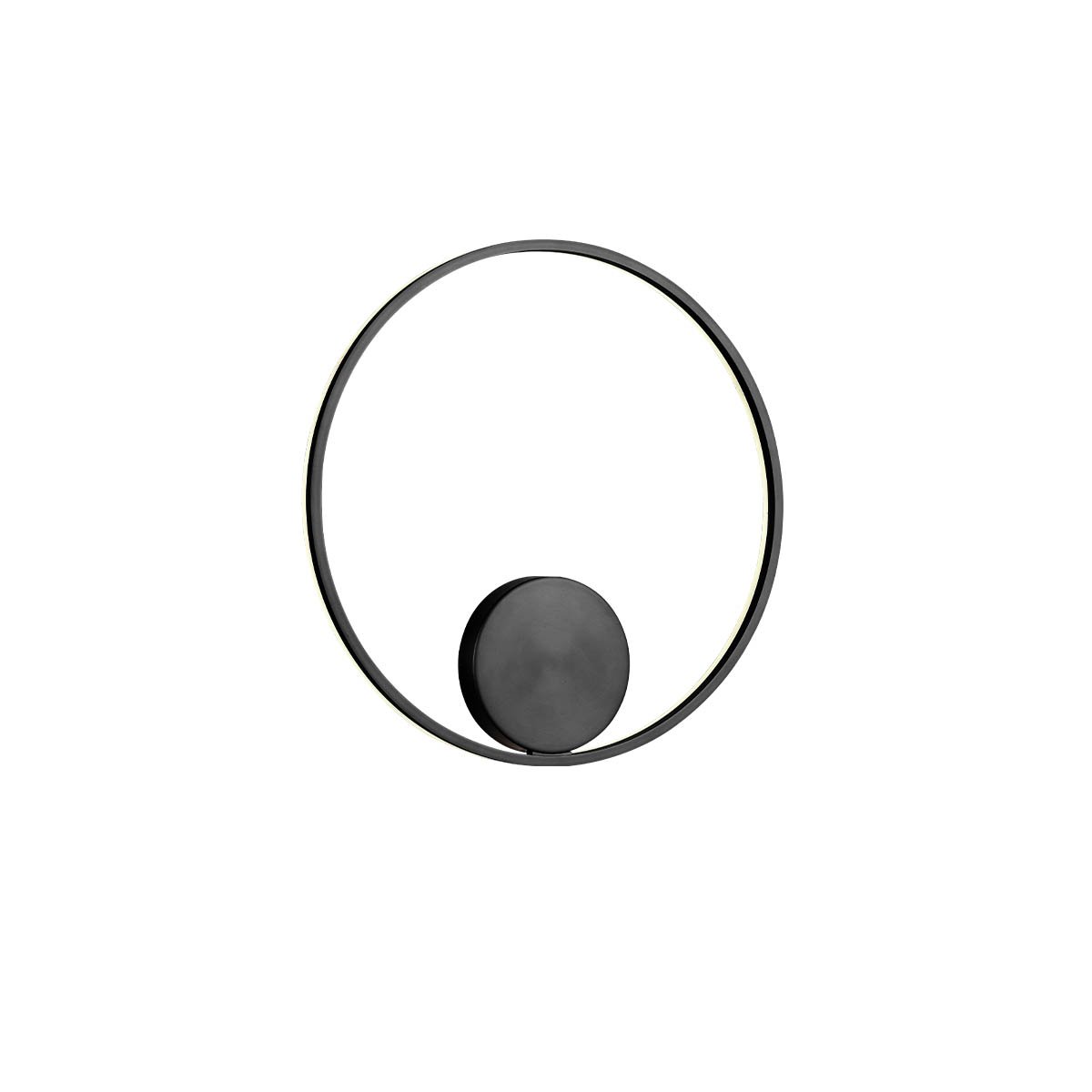 ORBIT AP/PL LED 42W 4000K D600 INDIRECT LIGHT SAND BLACK -DALI