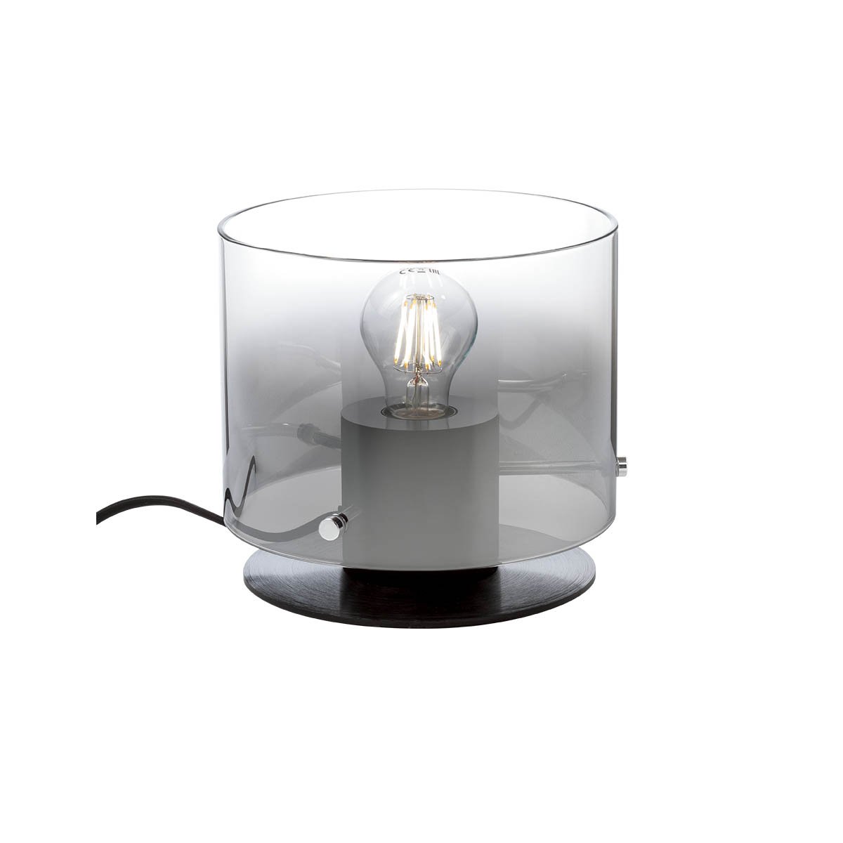 LOU VE 1X40W E27 SBK/SMOKE D200