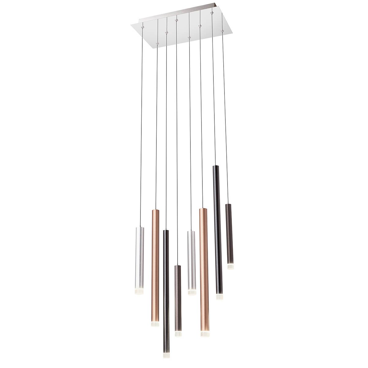 MADISON SU LED 32W 3000K SQ S/CP+AL+BK+CF