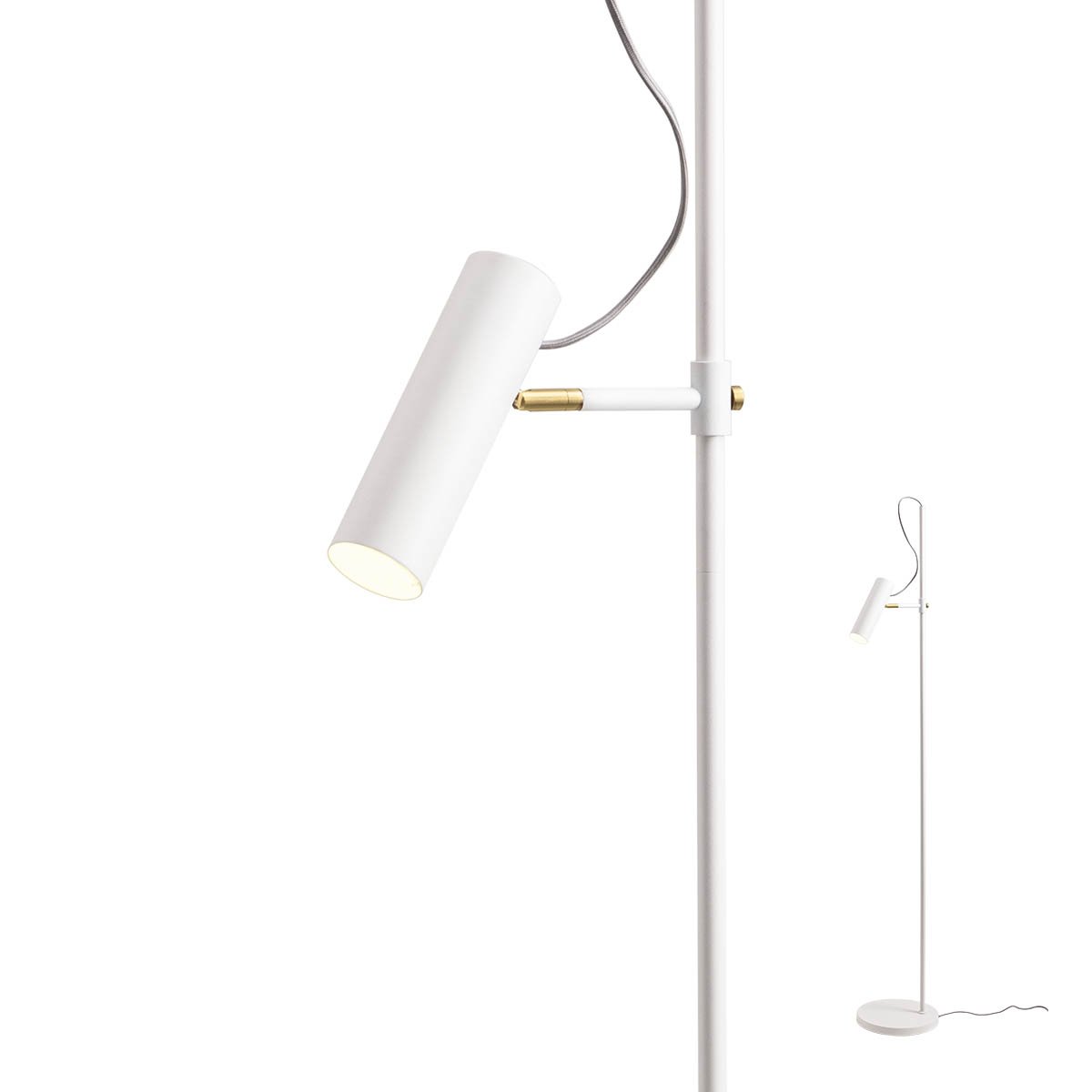 PIVOT LAMP 1xGU10 max.40W WH
