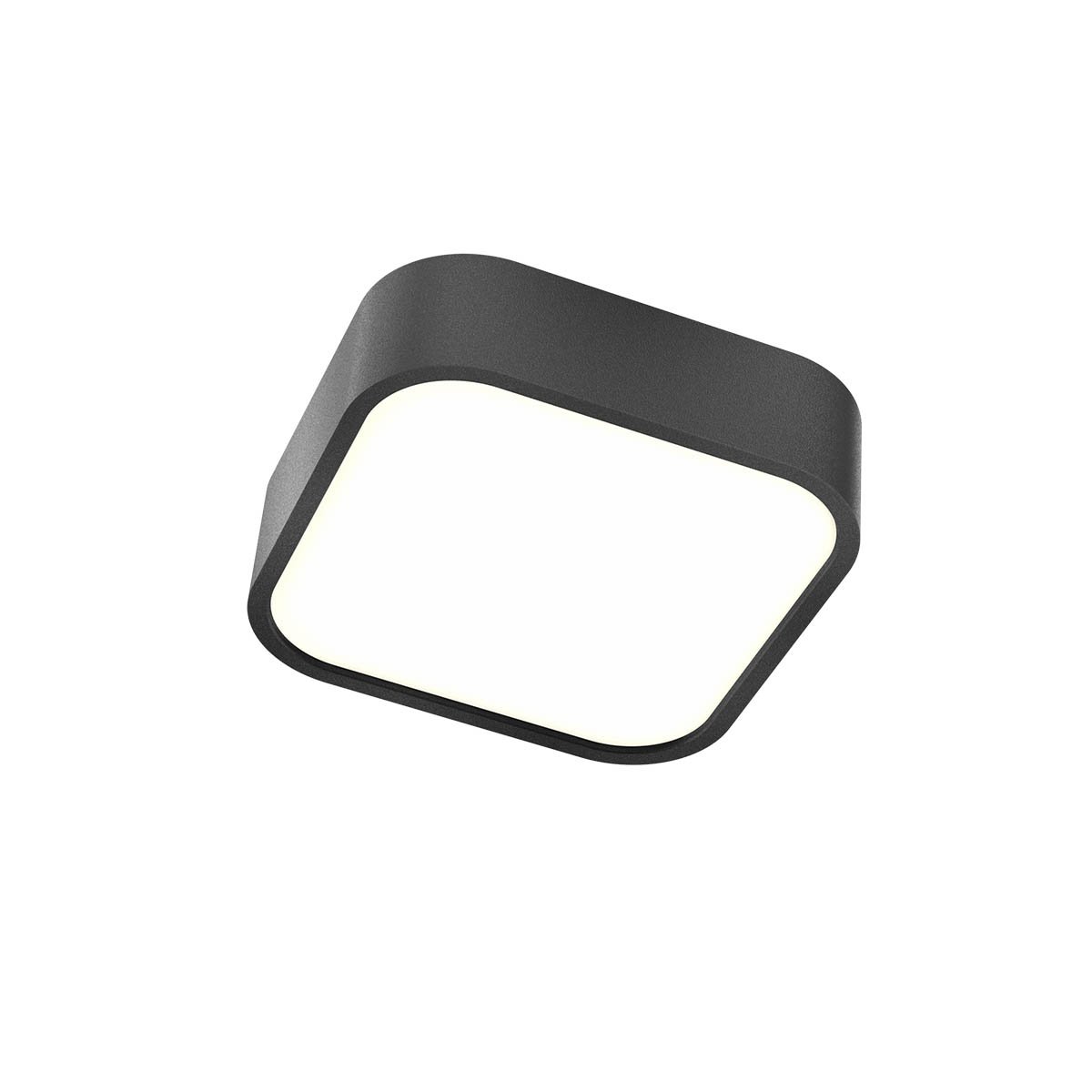 SCREEN IP PL LED 14W 3000K IP44 BK/GLASS