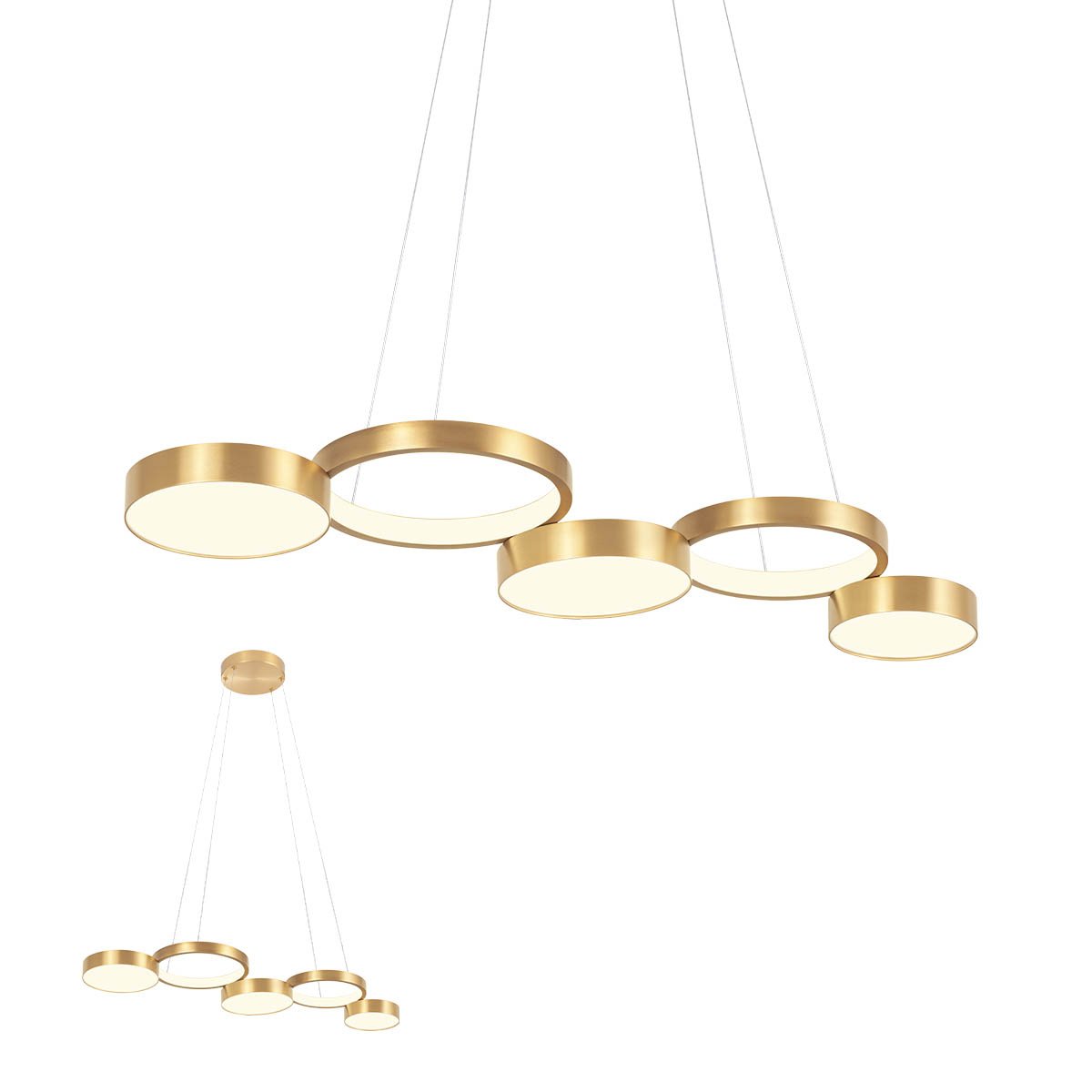 CRONOS SU LED 65W 3000K BRASS L950
