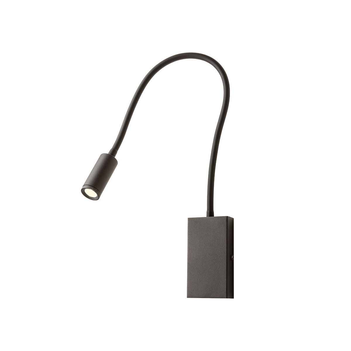 WALLIE AP LED 3W+USB 3000K BK