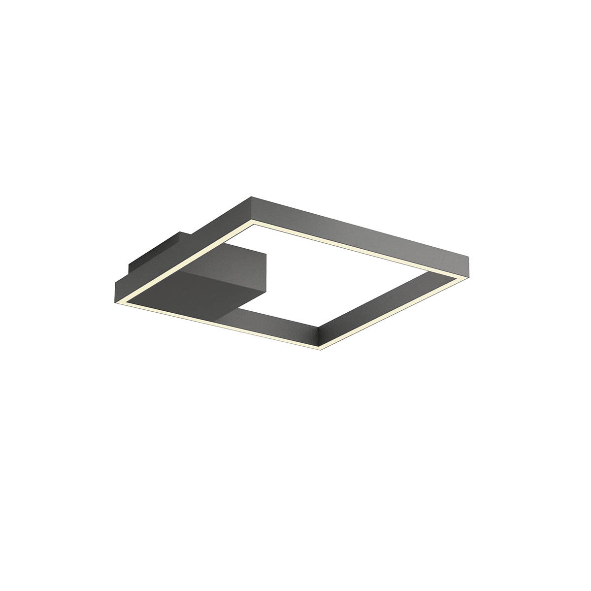 FEBE AP/PL LED SQ 30W 4000K D400*400 SBK