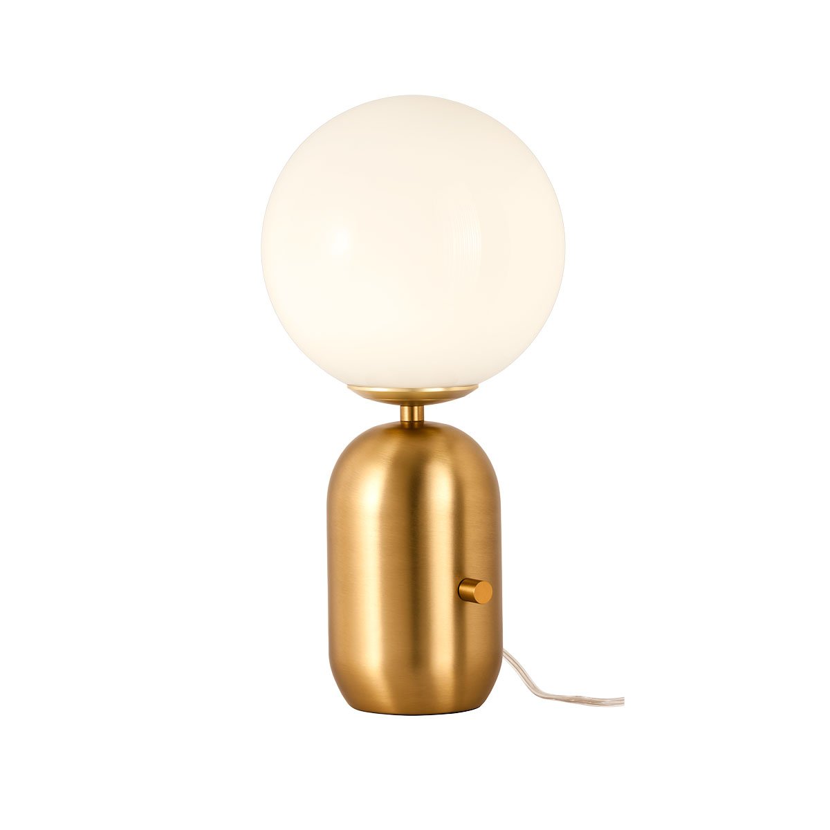 HELIOS VE 1x28W E14 MATT GOLD /WHITE GLASS D150
