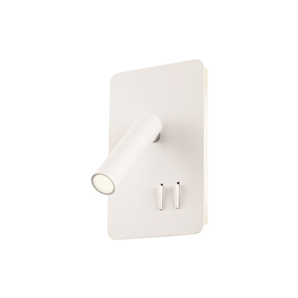QUDA AP SQ LONG LED 1x6W+1x3W 3000K WH