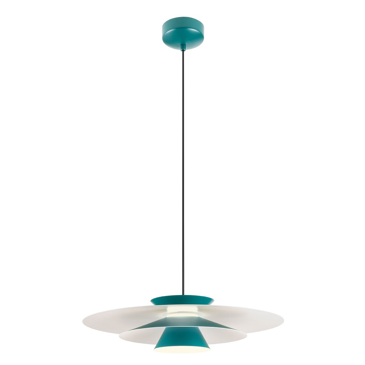 FARGO SU LED 16.5W D500 MATT DARK GREEN/MATT WHITE INSIDE