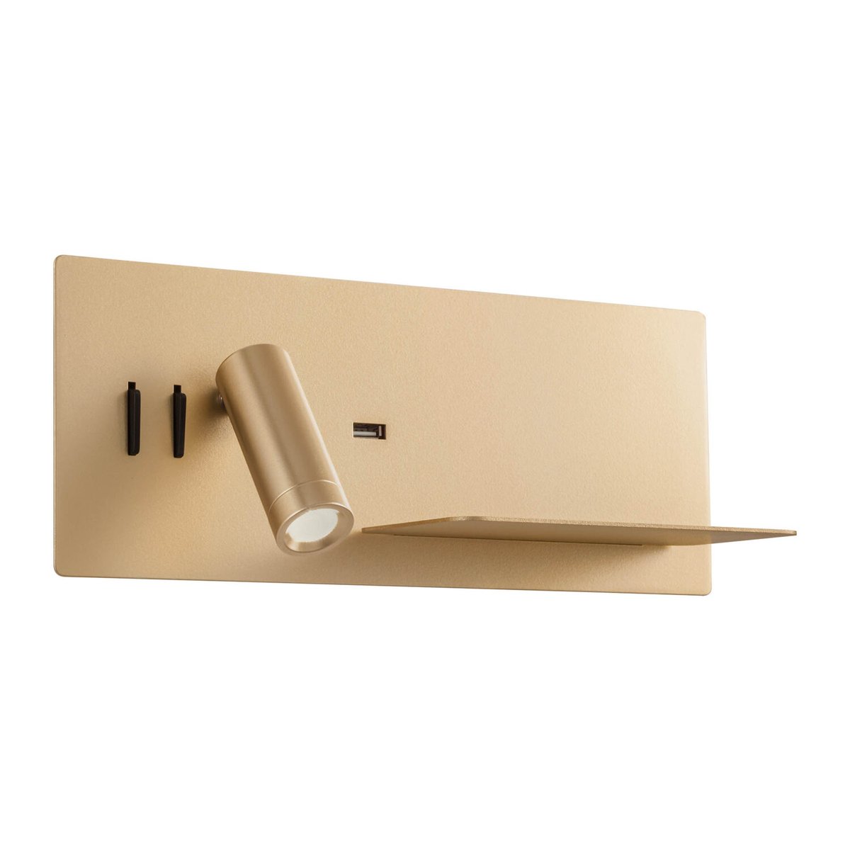BROOK AP LED 1x8W+1x3W USB 3000K RIGHT GD