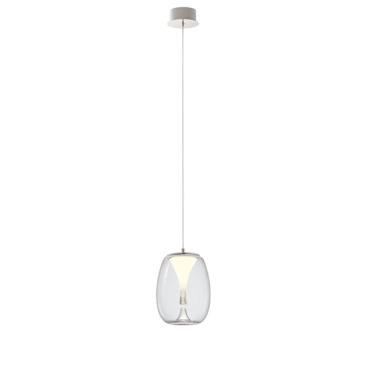 DROP SU LED 8W 3000K D200 CH