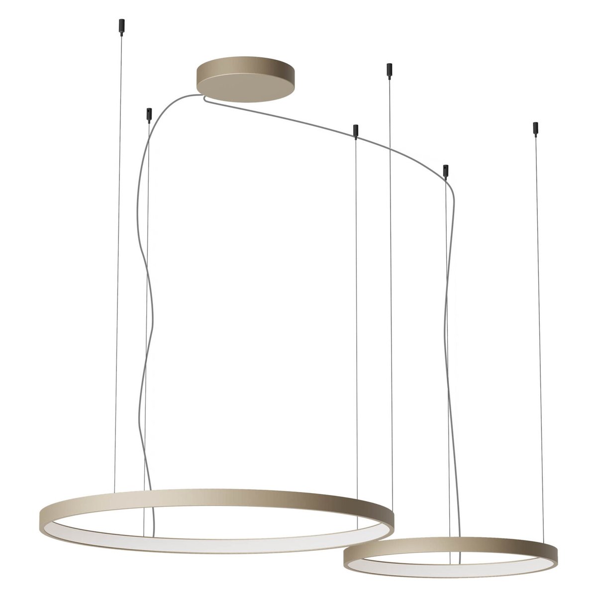 ORION SU LED D500-750 98W CCT 2700/3000/4000K SILVER COFFEE  (RD)DALI