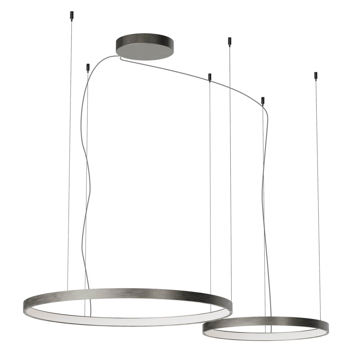 ORION SU LED D500+750 98W CCT 2700/3000/4000K FOGGY NICKEL  (RD)