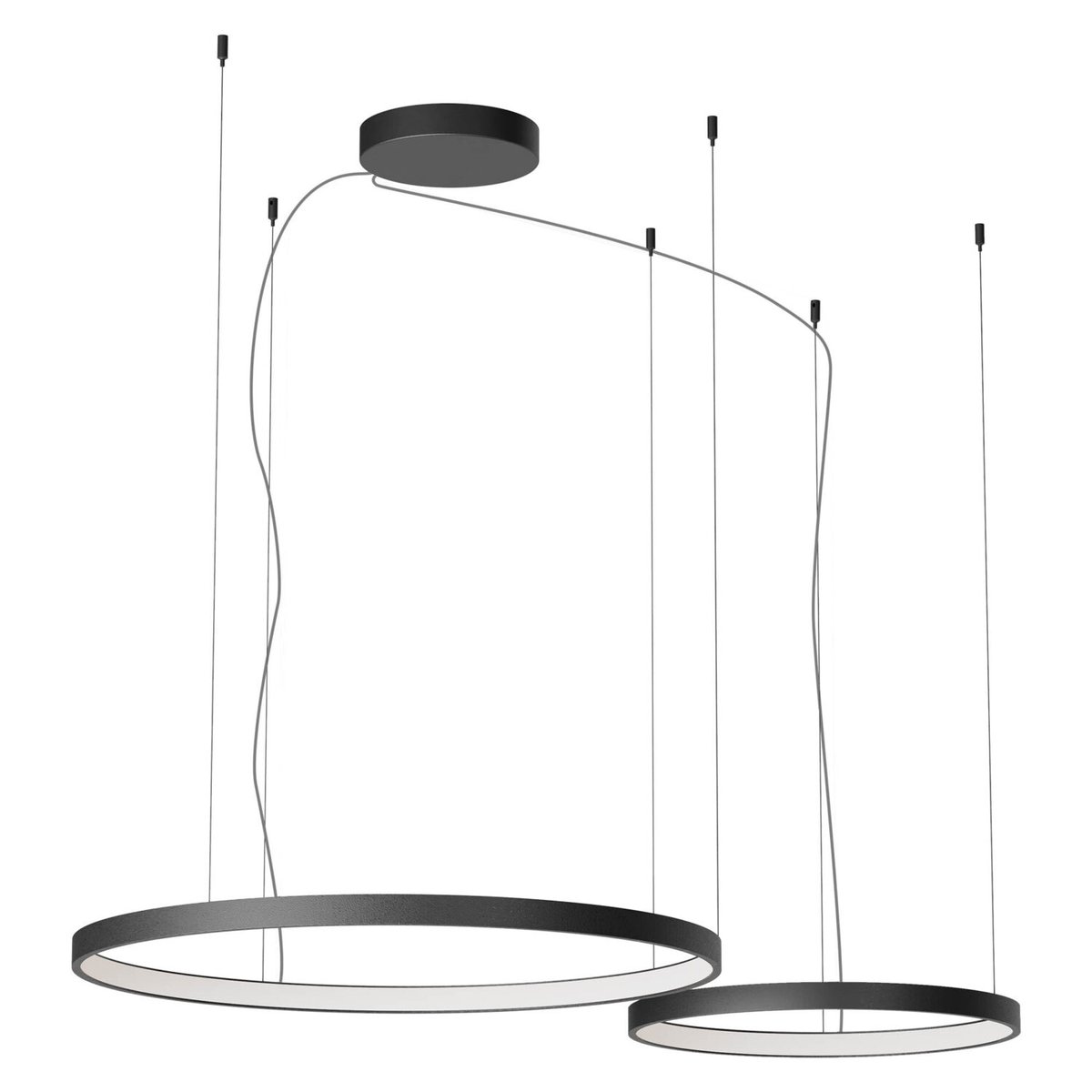 ORION SU LED D500+750 98W CCT 2700/3000/4000K BK  (RD)DALI