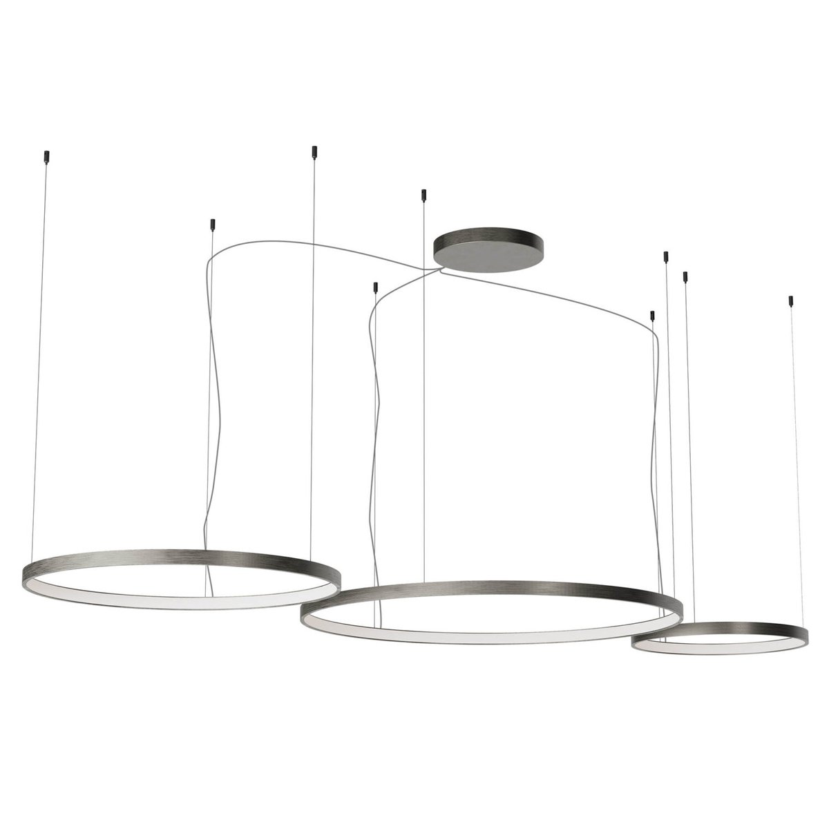 ORION SU LED D500+750+1000 176W CCT 2700/3000/4000K FOGGY NICKEL (RDDALI