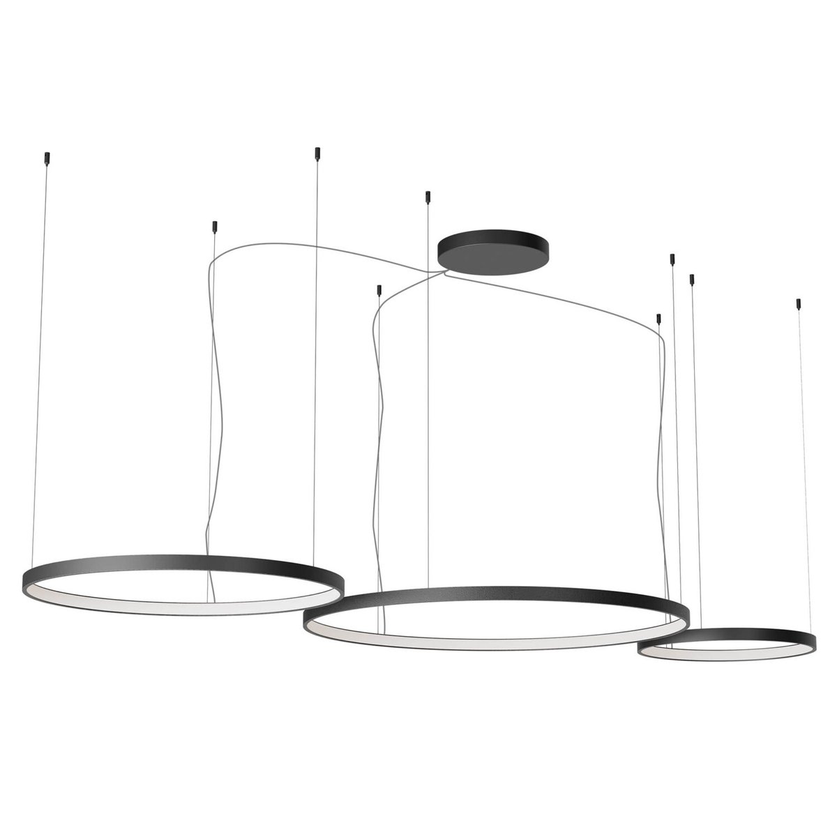 ORION SU LED D500+750+1000 176W CCT 2700/3000/4000K BK (RD)