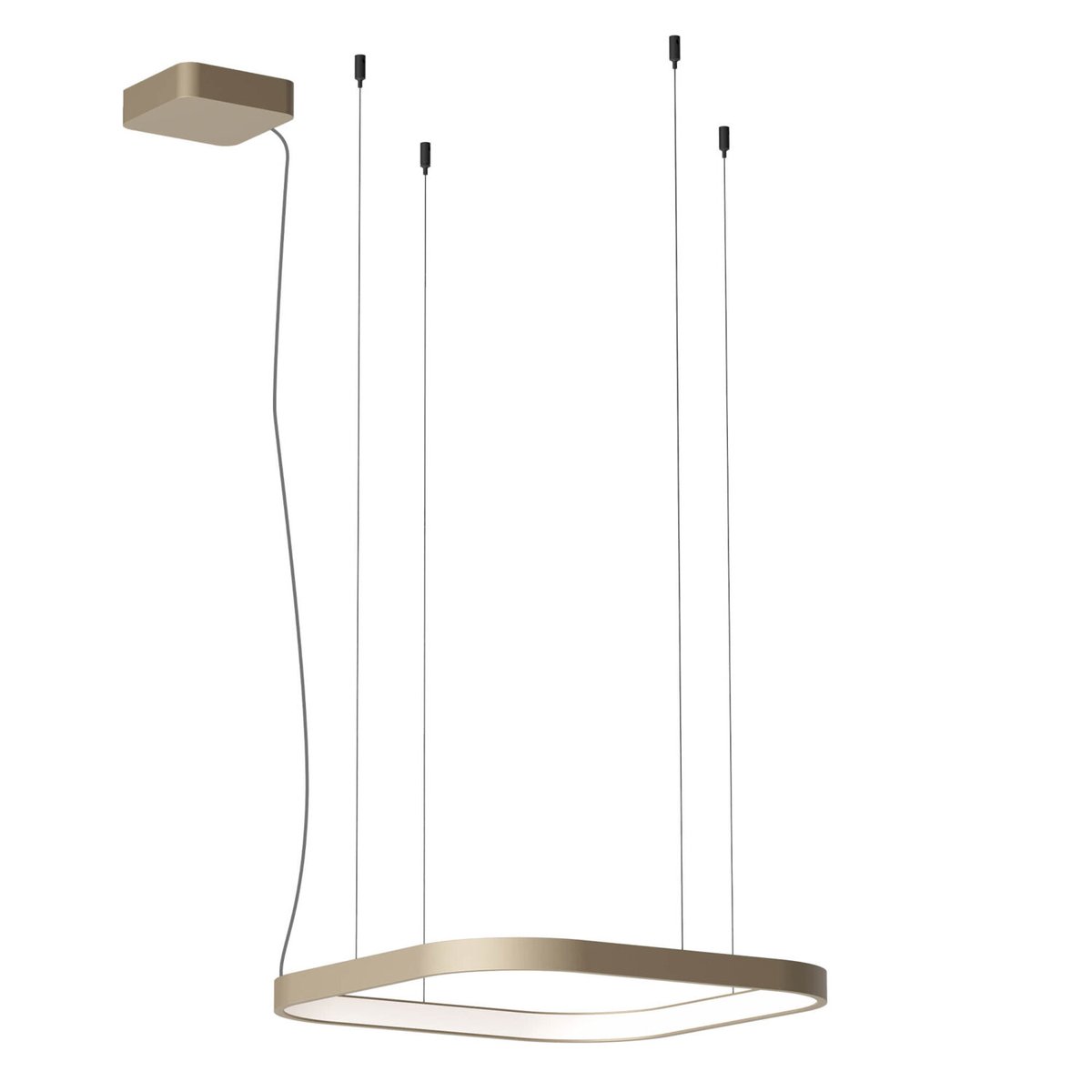 ORION SU LED 500*500 40W CCT 2700/3000/4000K SILVER COFFEE (SQ)DALI