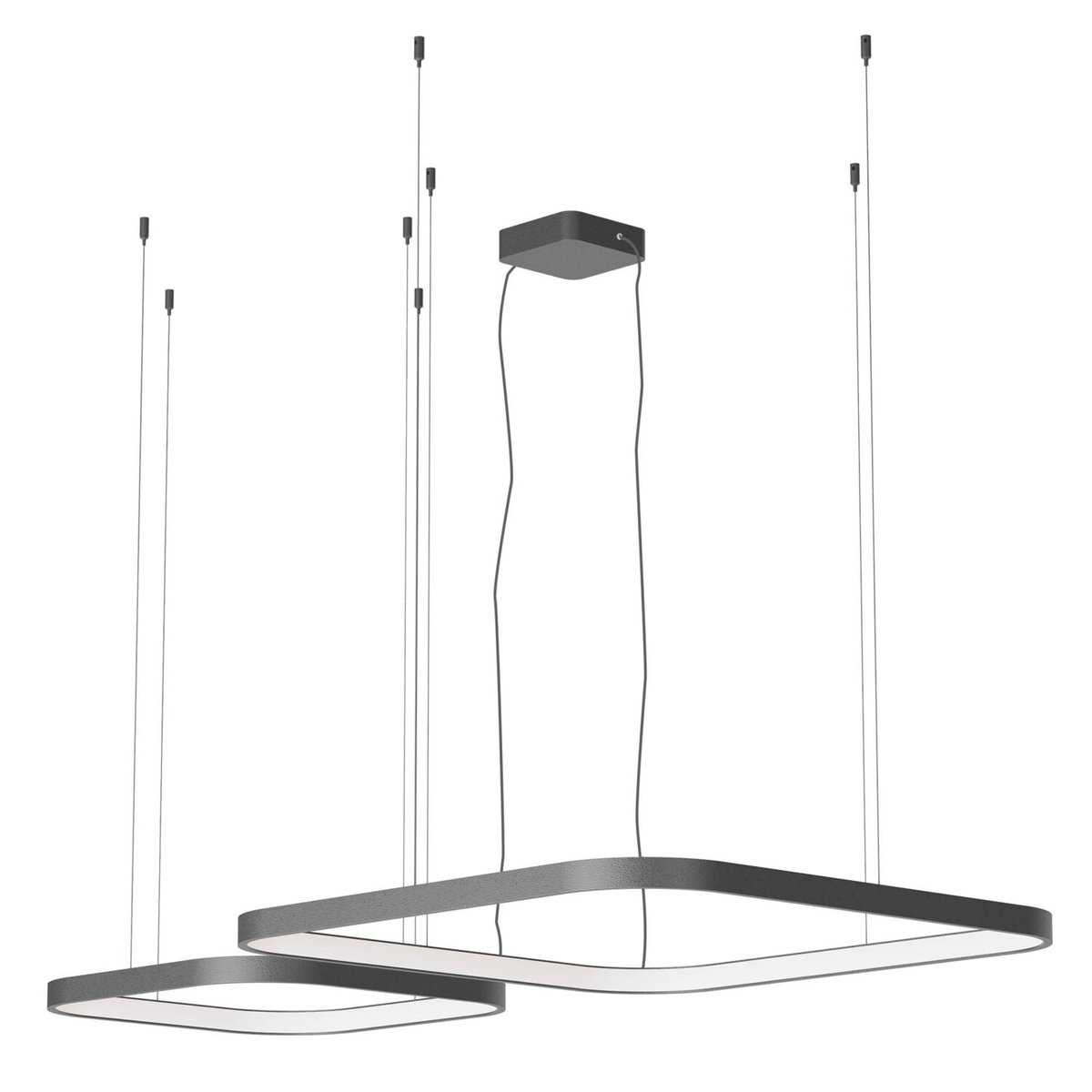 ORION SU LED 500+750 96W CCT 2700/3000/4000K BK (SQ)DALI