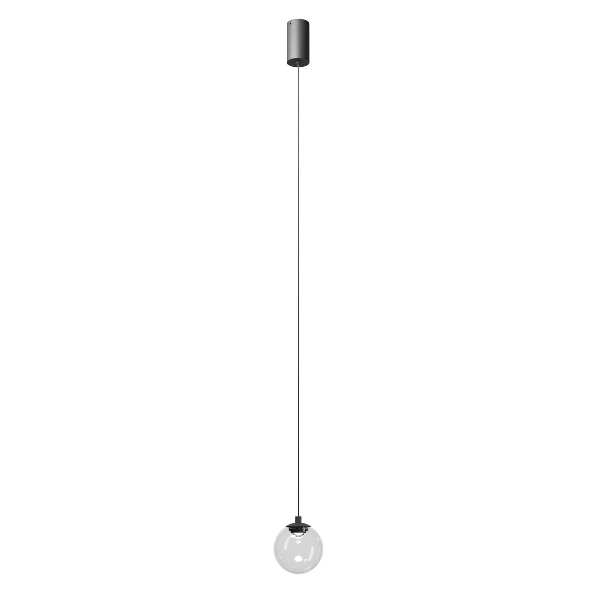 IRIDES SU LED 3W 3000K SBK/TRANSPARENT