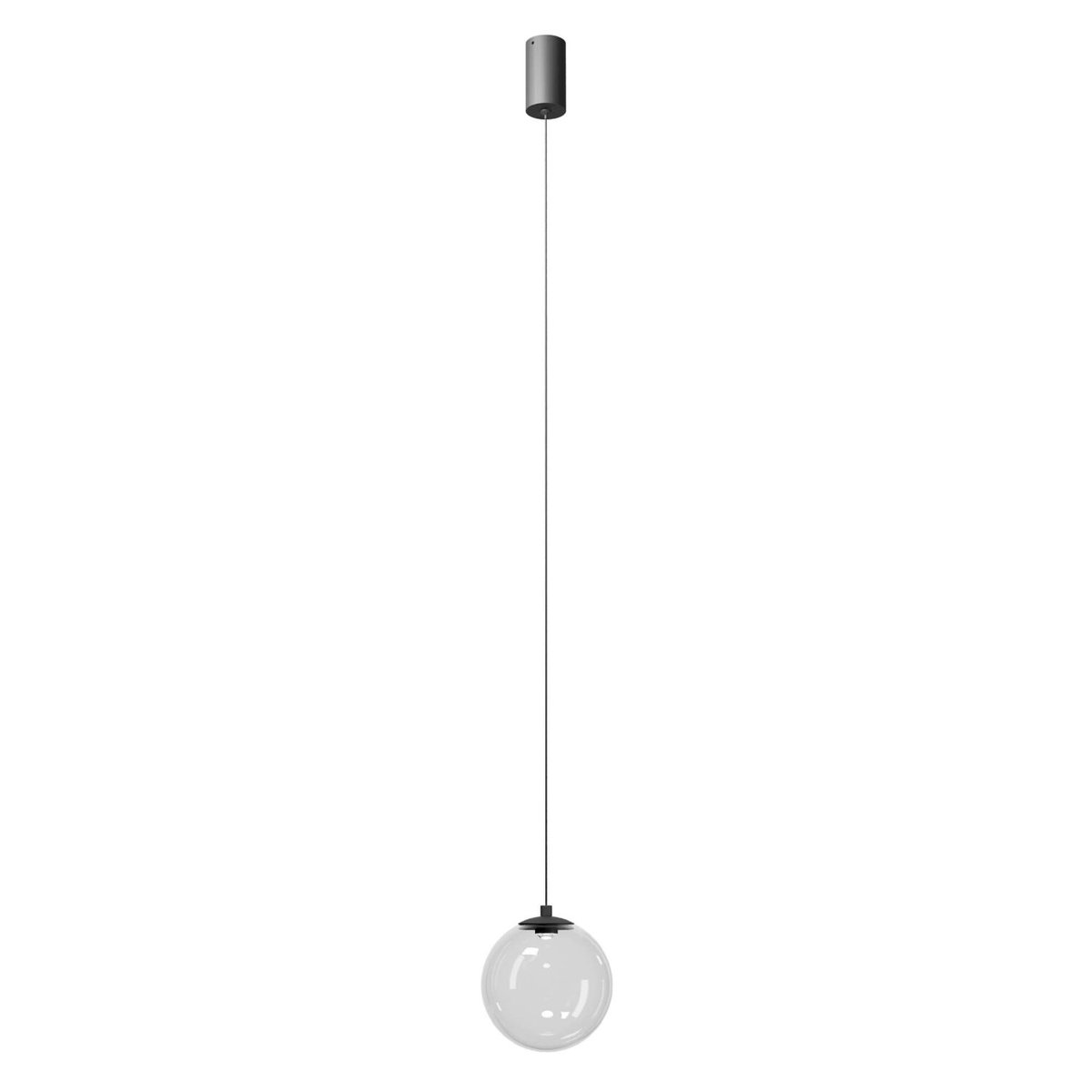 IRIDES SU LED 5W 3000K SBK/TRANSPARENT