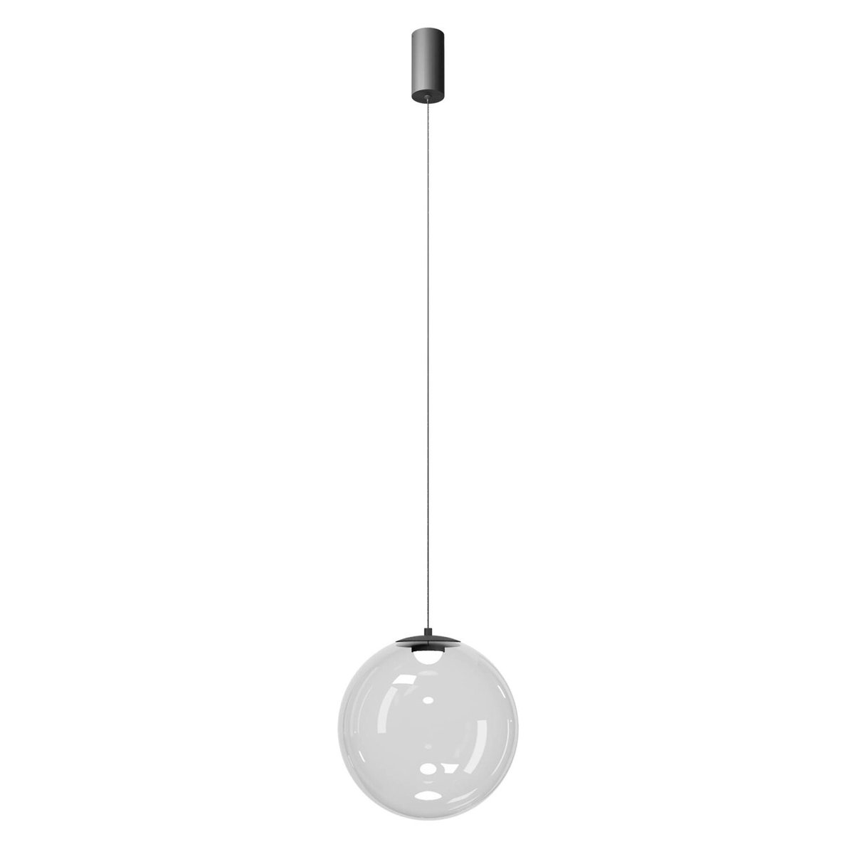 IRIDES SU LED 12W 3000K SBK/TRANSPARENT