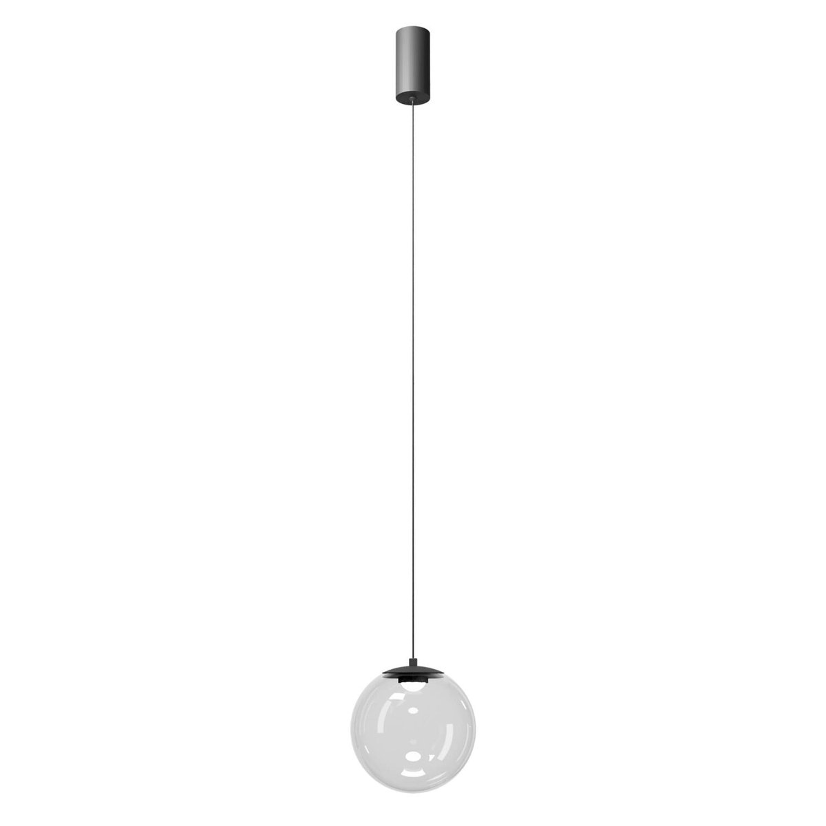 IRIDES SU LED 7W 2700K SBK/TRANSPARENT