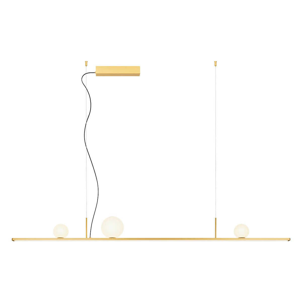 DUNE SU LED 48W IP20 BRASS GD/OPAL GLASS 2700K