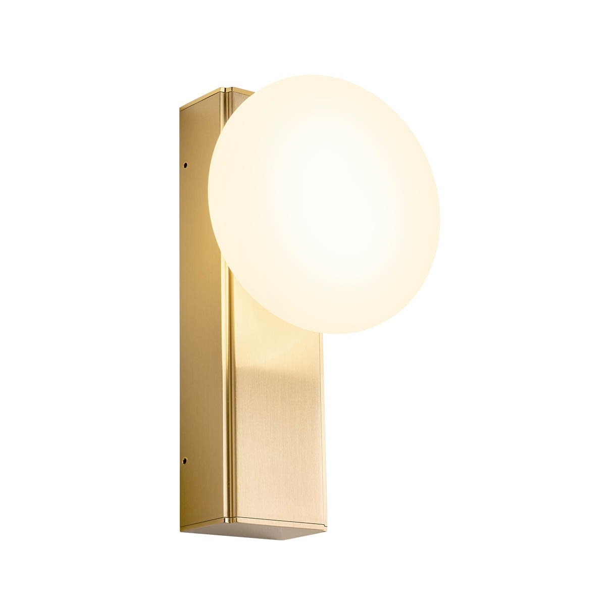 OVUM AP/PL LED 1X5W 3000/4000K IP44 BRASS