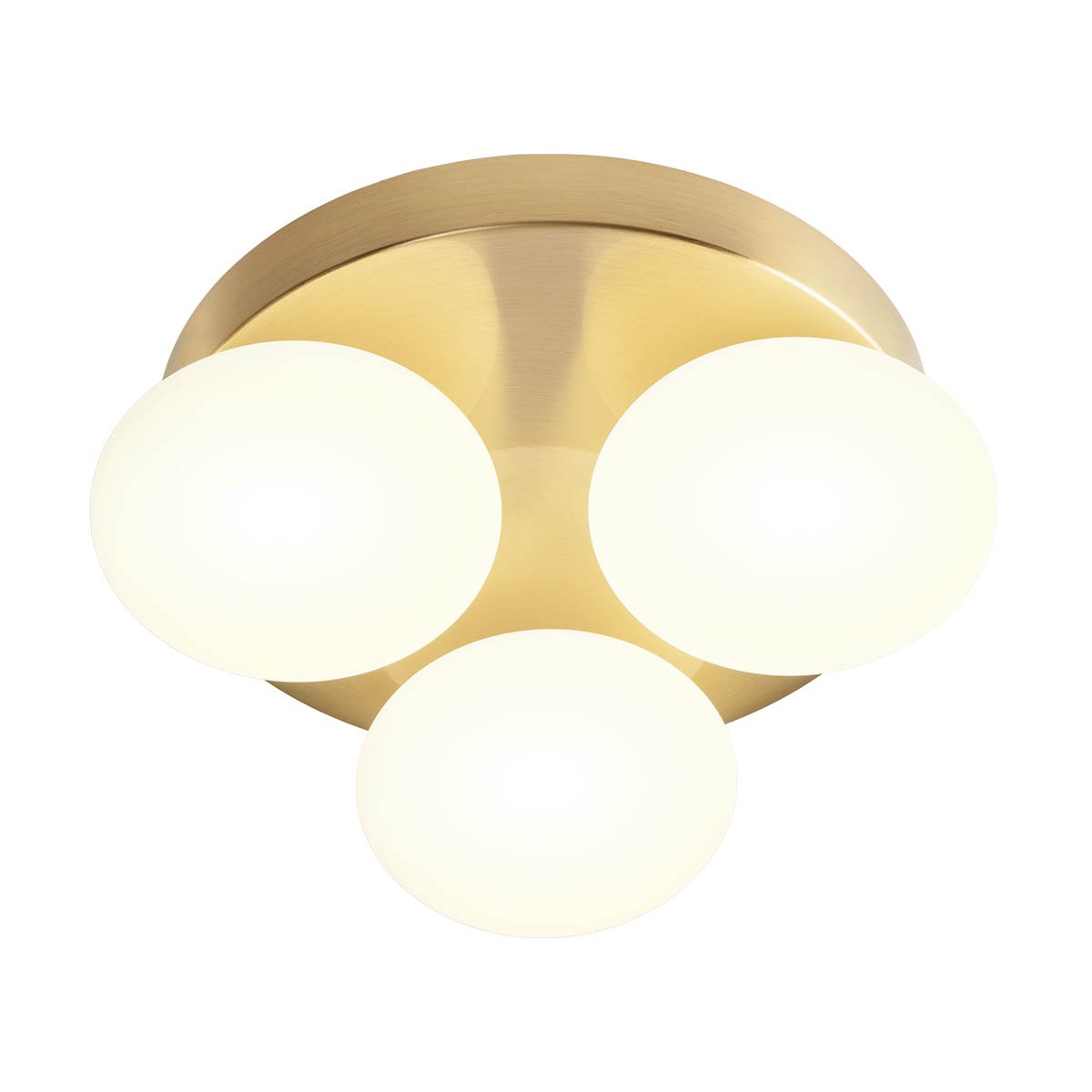 OVUM PL LED 3X5W 3000/4000K IP44 BRASS