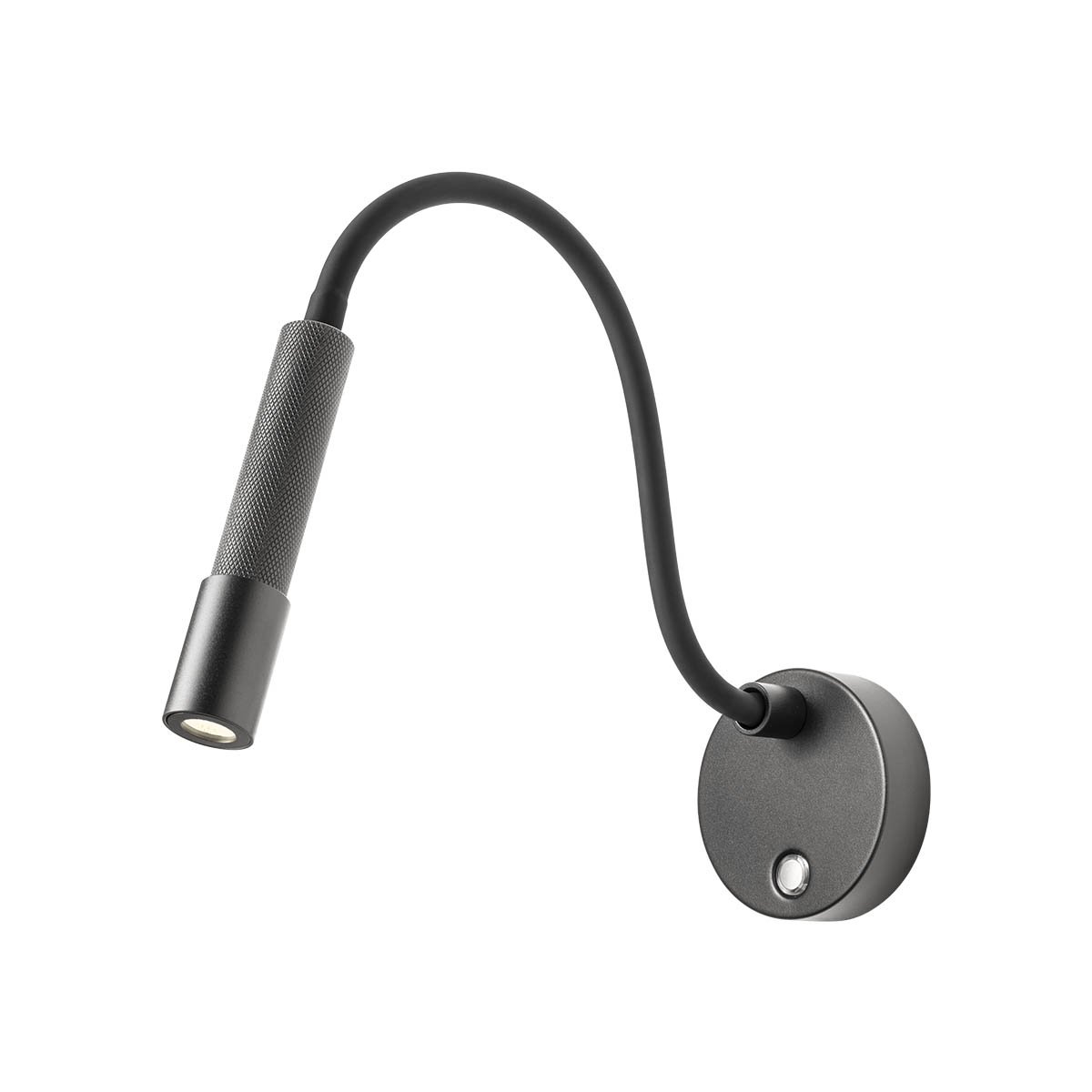 DRILL AP LED 8W 2700K  BK WITH FLEXIBLE ARM
