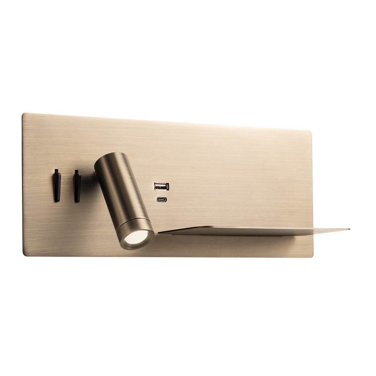 BROOK AP LED 1x8W+1x3W USB 3000K RIGHT ABZ