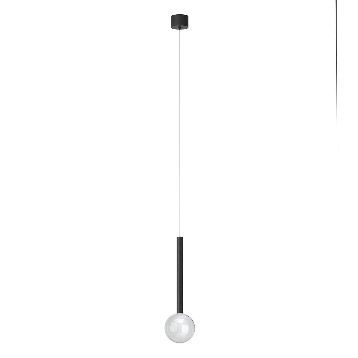 BOLLA SU LED 8W 2700K/3000K BK  TRIAC