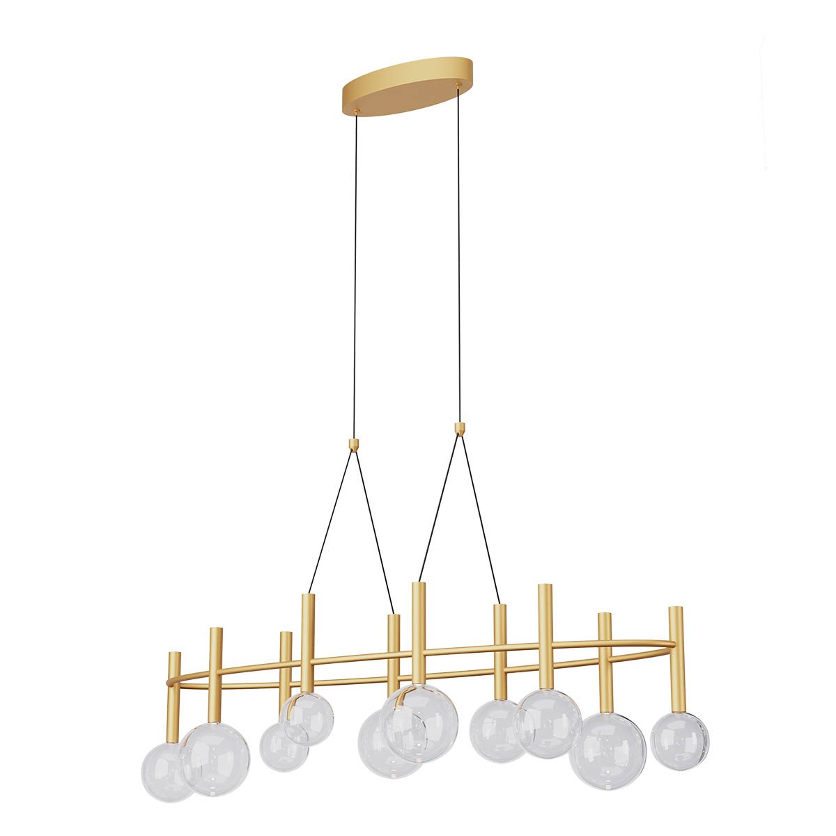BOLLA SU LED 44W 2700K/3000K MATT GOLD TRIAC