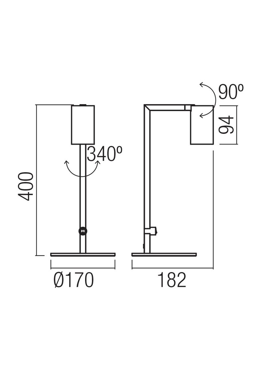 ROLF VE GU10 1x7.5W SBK/MGD