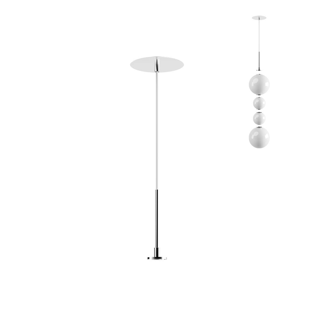 BILIA SU KIT  recessed (driver included max.30W) IP44 CH old-130mm