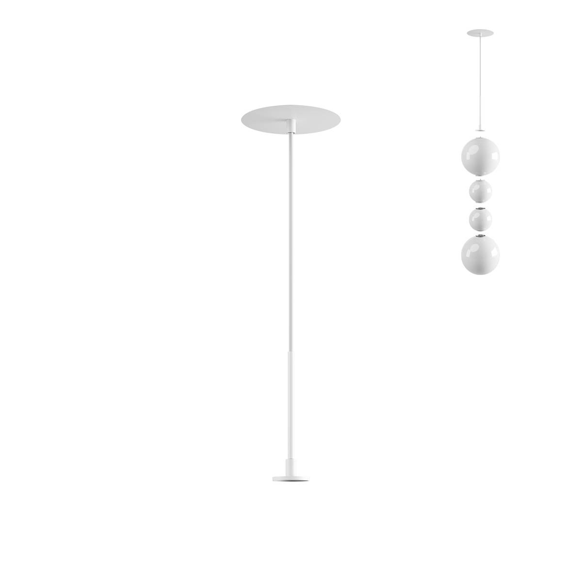 BILIA SU KIT recessed (driver included max.30W) IP44 SWH  old-130mm